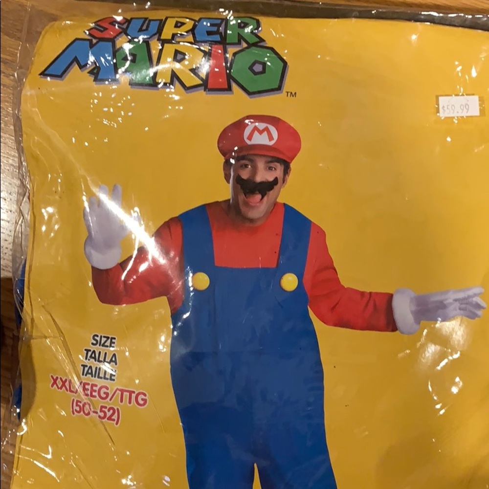 Adult Male Mario Costume